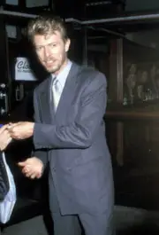 David Bowie during The 1989 International Rock Awards - Afte - 1989 Old Photo