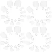 FOMIYES Halloween Artificial Toe Nails Pcs Full Cover Press Toe Nails Short Square Tips Easy Apply Fake for Manicure