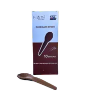 Edible Spoon - Chocolate, Rich and Delicious, Pack of 10
