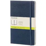 Moleskine Hardcover Plain Large 240pg Notebook Blue