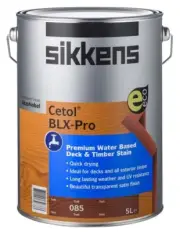 Sikkens CETOL BLX-PRO TIMBER STAIN 5L Quick Drying, Water Based TEAK