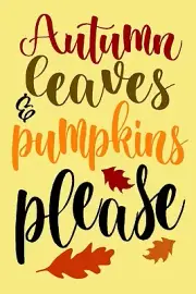 REUSABLE STENCIL 10447 AK 12x18 Autumn Leaves MYLAR STENCILS for Fall signs