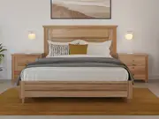 Zenith Bed Frame with Doona Foot - Super King / Light Ash