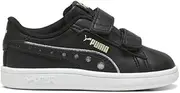 [PUMA] Toddler Girls Smash 3.0 Dance Party Glitter Slip On Sneakers Shoes Casual - Black