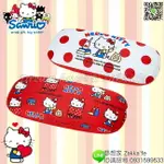 日本限定 三麗鷗 HELLO KITTY 凱蒂貓 硬殼眼鏡盒/鉛筆盒/小物盒《 附眼鏡布 》★ 夢想家ZAKKA'FE ★