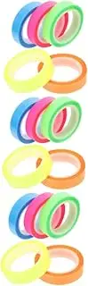 LALAFINA 3sets Highlighter Tape for Books Adhesive Sentence Tapes 50/Box School Office Stationery Bright Colors for Reading Focus 5rolls*3