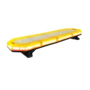 LED Autolamps Amber Emergency Light Bar Clear Lens 90 LED Flashing Warning Lamp