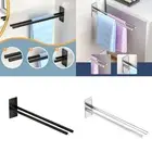 Double Towel Bar Towel Holder Space Saving Hanger Towel Shelf Towel Bar for