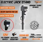Electric Jack Stand Wheel 12v 1587kg 3500lbs Caravan Trailer Boat Stabilizer Leg