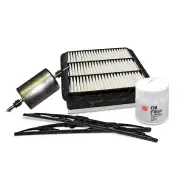 Sakura Front Wiper Blades & Filter Service Kit for Holden Colorado RC 2.4L 08-29