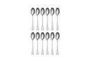 TABLEKRAFT ELITE STAINLESS STEEL TEASPOONS - SET 12