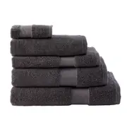 MyHouse Lola Bath Towel Collection - Charcoal - Bath Mat