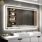 Jumbo Smart LED Lighted Bathroom Mirror Vanity HD Touch Button Anti Fog Dimmable