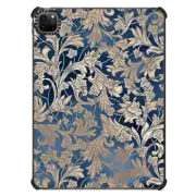 iPad Pro 11-inch (3rd/4th gen) iPad Impact Case Bohemian abstract gold blue gradient damask floral