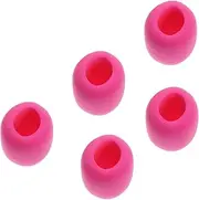 Abaodam 5Pcs Microphone Sponge Covers Durable Protective Covers for Singing Ktv and Tv Shows Windproof Design Pink Enhances Sound Quality and Noise Reduction