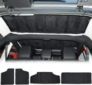 ⭕Headliner Hardtop Heat Insulation Cotton Kit for Jeep Wrangler 12-17 JK 4 Door