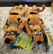 2 Scooby Doo Plush Stuffed Animal Hanna-Barbera 2001 Toys