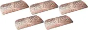 Set of 5 [ZN] Metal Towel Holder Fuji Shaped Brown [5.5 x 2.5 x 0.7 inches (14 x 6.3 x 1.9 cm) | Hot Towel Holder