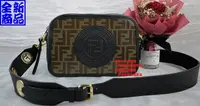 在飛比找Yahoo!奇摩拍賣優惠-優買二手名牌店 FENDI FF logo 老花 字紋 芬迪