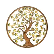 Round Metal Wall Art Indoor Decor New Lasercut Curvy Tree of Life Metal Wall Art