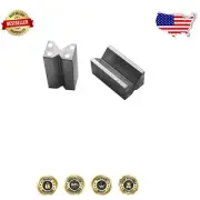 Lightweight Aluminum V-Block Set with Magnetic Capability, 2" x 2-3/8" x 1-7/8"