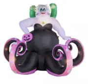 Disney 7 ft. wide Ursula with Moving Eels Inflatable LED Animated New Gemmy