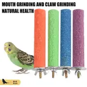 Pet Bird Parrot Stand Stick Chew Toys Paw Grinding Perches For J6O0