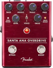 New Fender Effector Santa Ana Overdrive Pedal Battery not included Effector