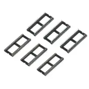 DIP IC Chip Socket Adapter Round Pin 32P 2.54mm Pitch IC Socket, 6 Pack
