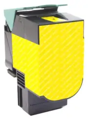 QSP 70C0H40 ~ QSP Reman Lex High Yield Yellow Toner Print Cartridge 3k pgs