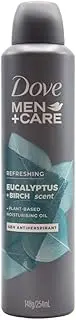 Dove Refreshing Eucalyptus and Birch Antiperspirant Deodorant for Men 254 ml