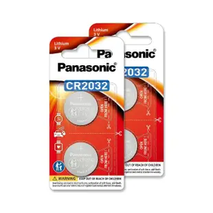 【Panasonic 國際牌】CR2032 鈕扣型 3V專用鋰電池-4顆入