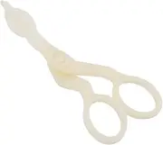 Plastic Flower Decorating Scissors Ergonomic Safe Cake Transfer Tool for Dessert Shop