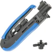 Hanlong 6.8" 174m Pro Compression Tool for RG59-6 F/RCA/BNC RG11 F Connectors
