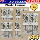 5 x A4 Photo Frame Picture Artwork Display Wall Art Hanging Home Décor Natural