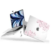 Designed for New MacBook Air 15 inch Case A3241 Fluttering Cherry Blossoms