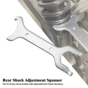 Rear Shock Adjustment Wrench Spanner Tool For Harley Touring Sportster Softail