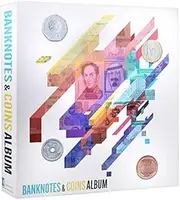 Banknote World Banknote & Coins Album with 15 Pockets