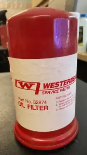 WESTERBEKE #32874 OIL FILTER NEW OLD STOCK