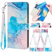 Marble Leather Strap Wallet Phone Case For Oneplus Nord CE 2 5G Nord 2T 10R N20
