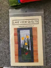 New Spring Daffodils Kit with Wool and Fabric