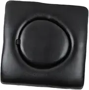 Eigell Commode Chair Cushion Replacement for Bedside Commode, Black Round