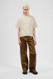 Leather Pants Brown Leather Trousers