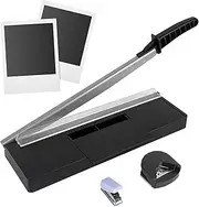 Paper Cutter for Crafting,Heavy Duty Sticker Cutter | Multifunctional Craft Supplies, Reusable Cutting Tool for Document Filing, Trimming