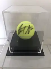 Andre Agassi Signed Tennis Ball In Case With COA