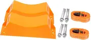 FELTECHELECTR 2Pcs Cylinder Wall Mounted Bracket for Oxygen Tanks Plastic Holder with Screws Safety Belt Secure Fixation Easy Installation for Industrial Medical Use