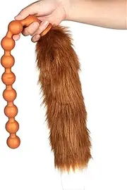 Vibrator Huge 9 Ball Anal Beads Dildo Vibrator Egg Butt Plug with Tail Adult Erotic Anal Sex Toys For Men Women Sex Shop
