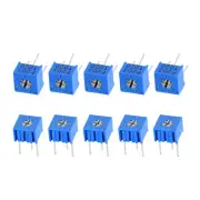 3362 Trimmer Potentiometer 20K Ohm Top Adjustment Variable Resistors 10Pcs