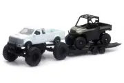 NewRay Toy Replica 4x4 Pickup Truck w/Polaris Ranger ATV