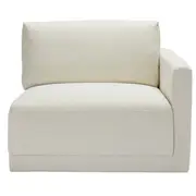 [James Lane] Haven California Ivory Right Arm Facing Chair Module